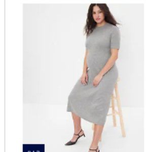 GAP Maternity Ribbed Midi Sweater Dress